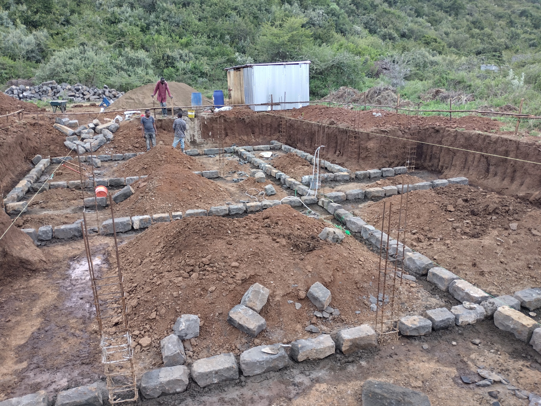 Stone Strip Foundation